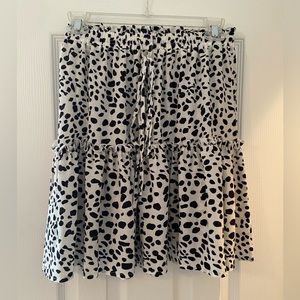 Black and White Skirt